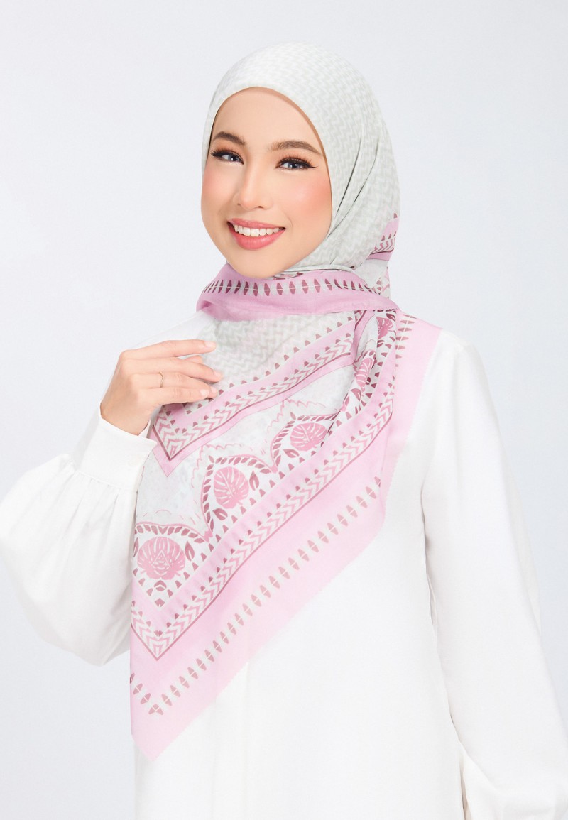 SQ EMAAN VOILE PRINTED LASERCUT