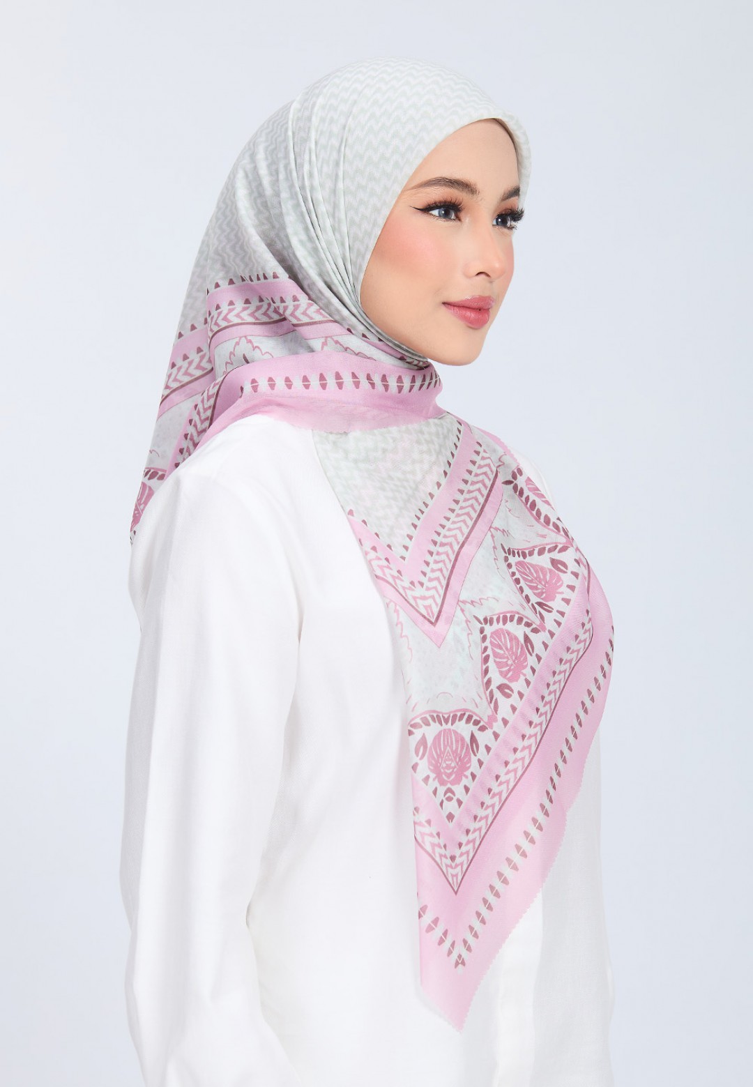 SQ EMAAN VOILE PRINTED LASERCUT