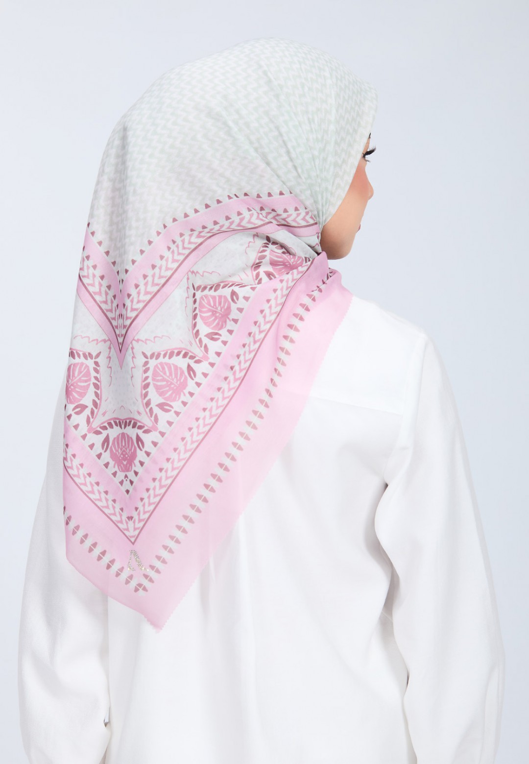 SQ EMAAN VOILE PRINTED LASERCUT