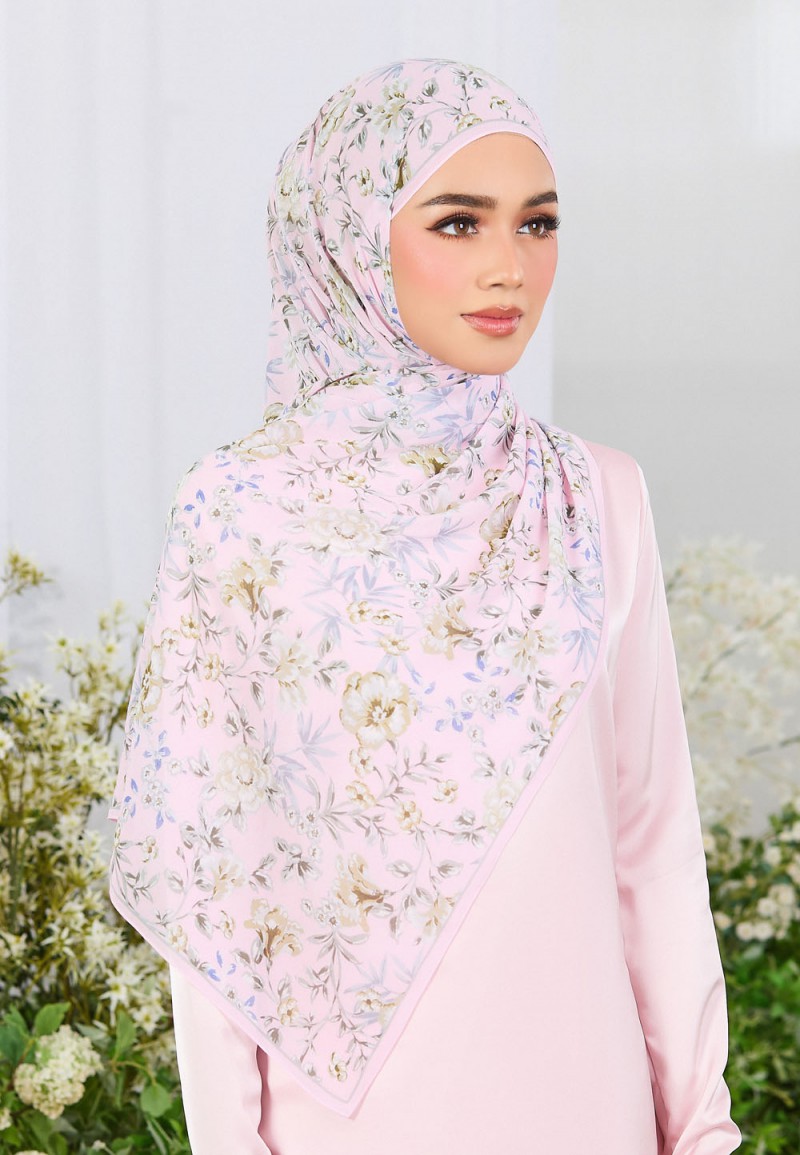 SHAWL BLOOMLET PRINTED