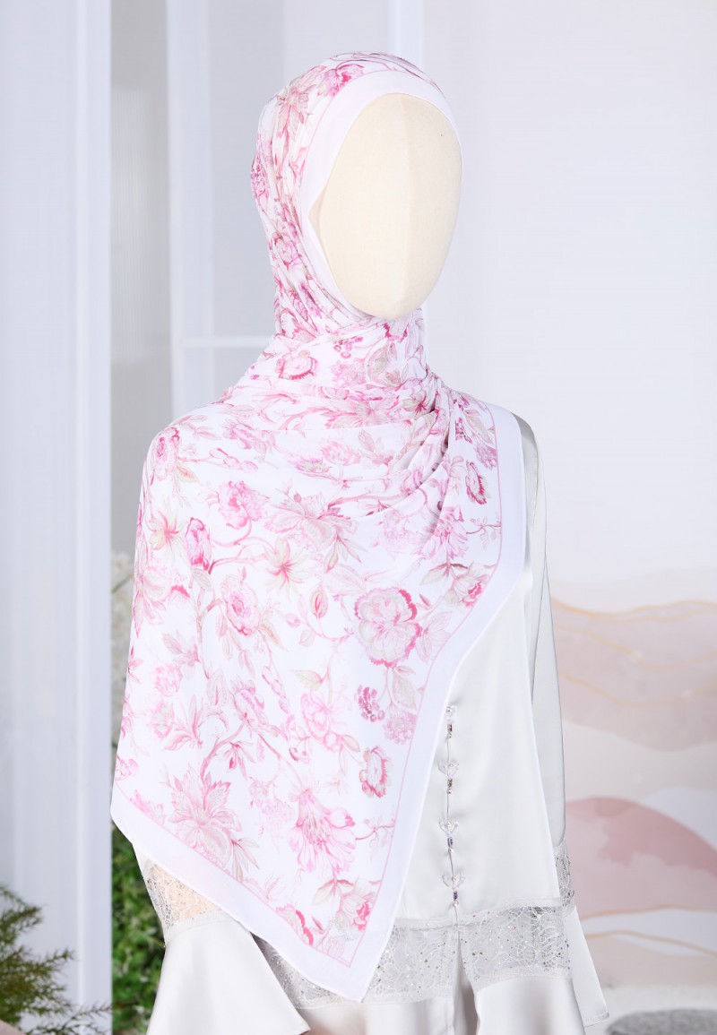 SHAWL ROSELLURE PRINTED