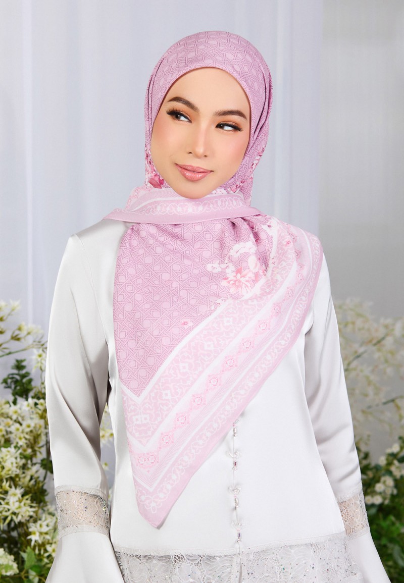 SQ LAVENDREAM VOILE PRINTED