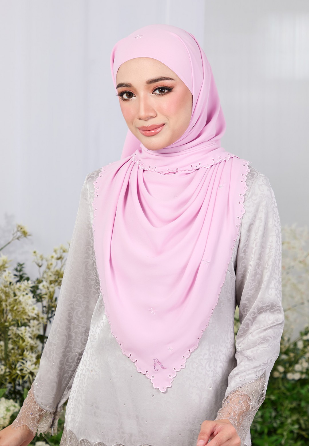 SHAWL ZARRA PLAIN EMBROIDERY
