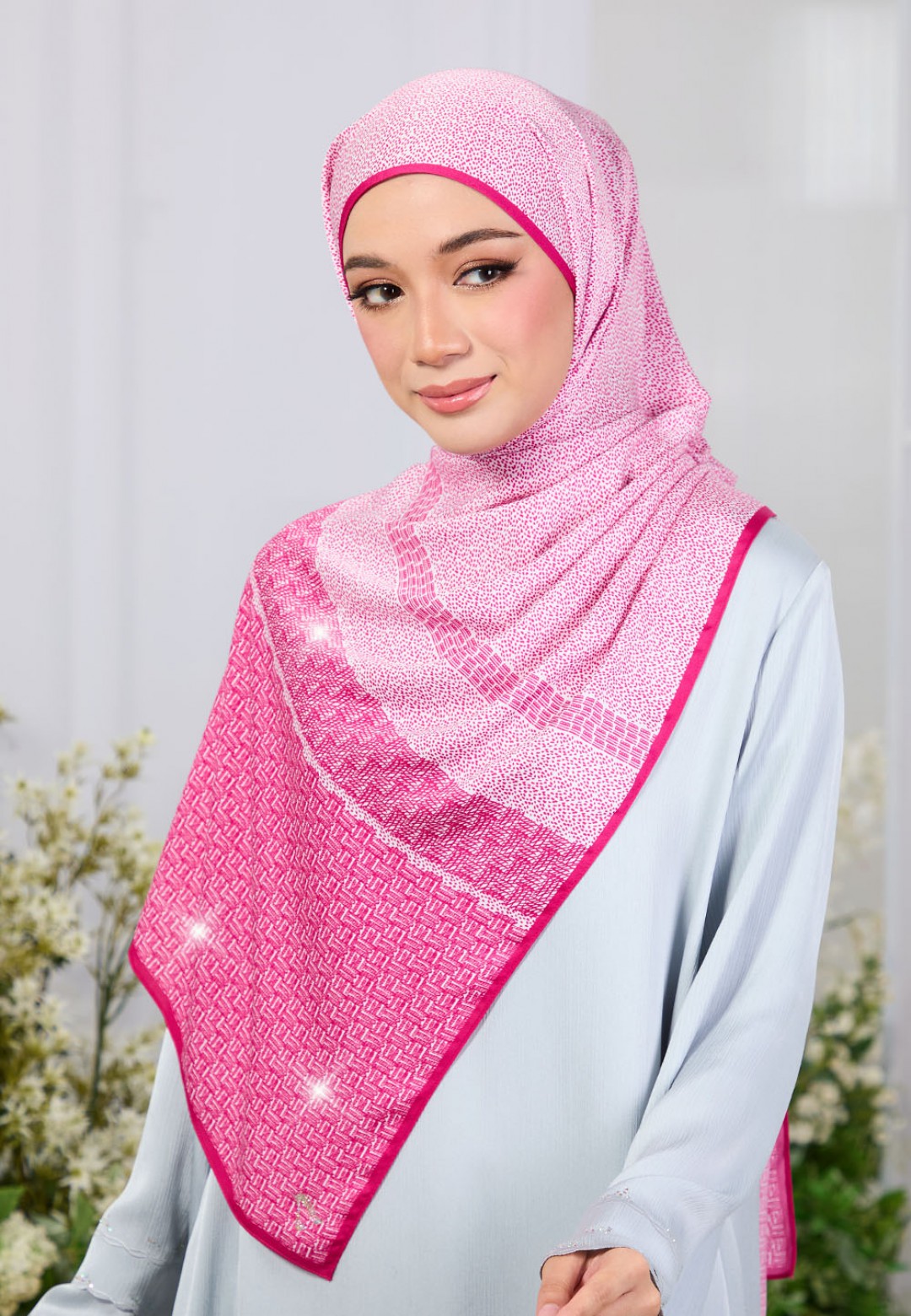SHAWL VELURINE PRINTED DIAMOND