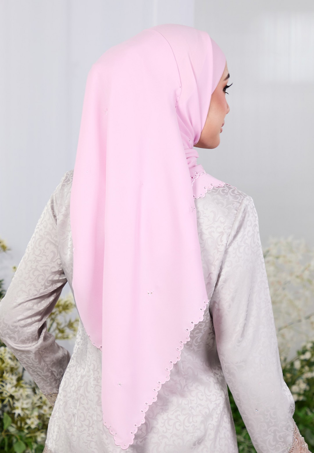 SHAWL ZARRA PLAIN EMBROIDERY