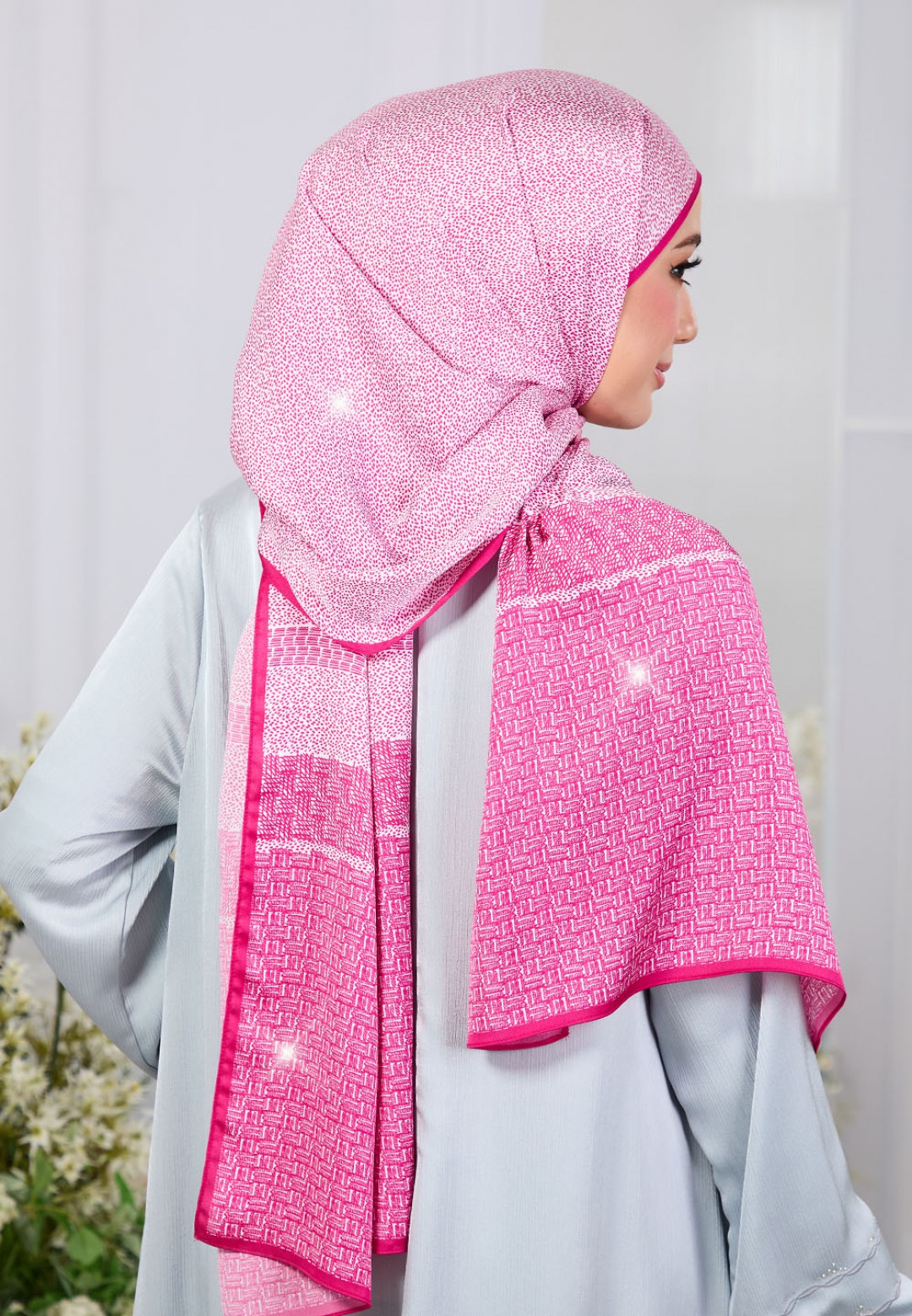 SHAWL VELURINE PRINTED DIAMOND
