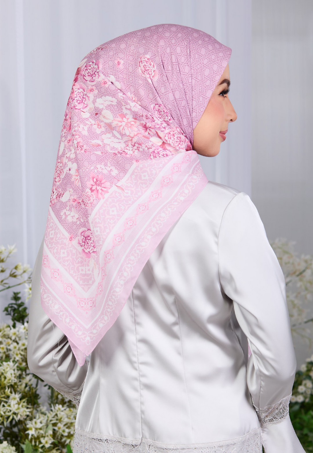SQ LAVENDREAM VOILE PRINTED