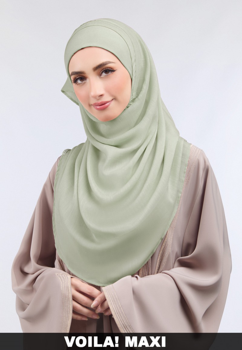WRINKLY VOILA! MAXI PLAIN