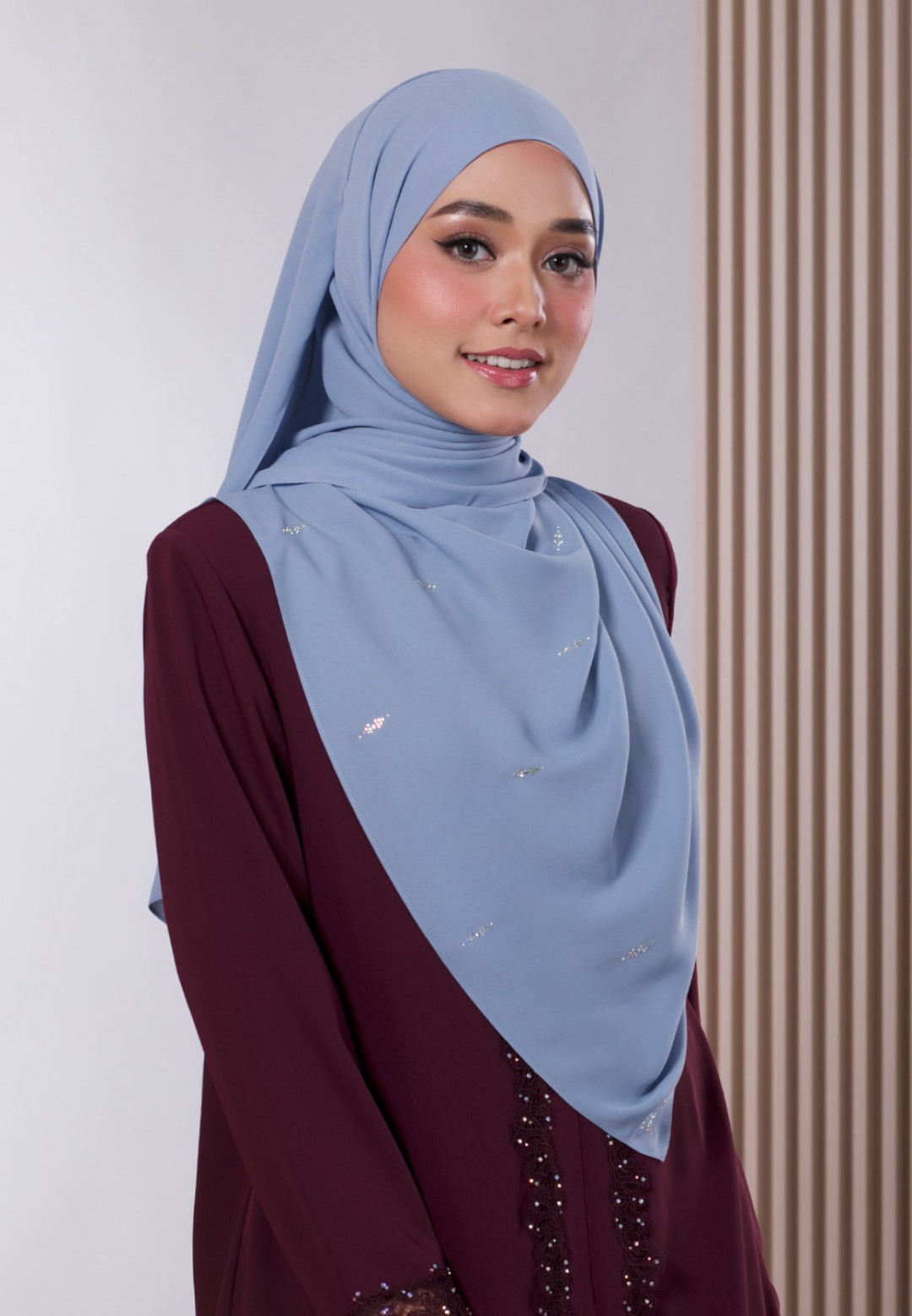 SHAWL WARDIYAH PLAIN DIAMOND 238