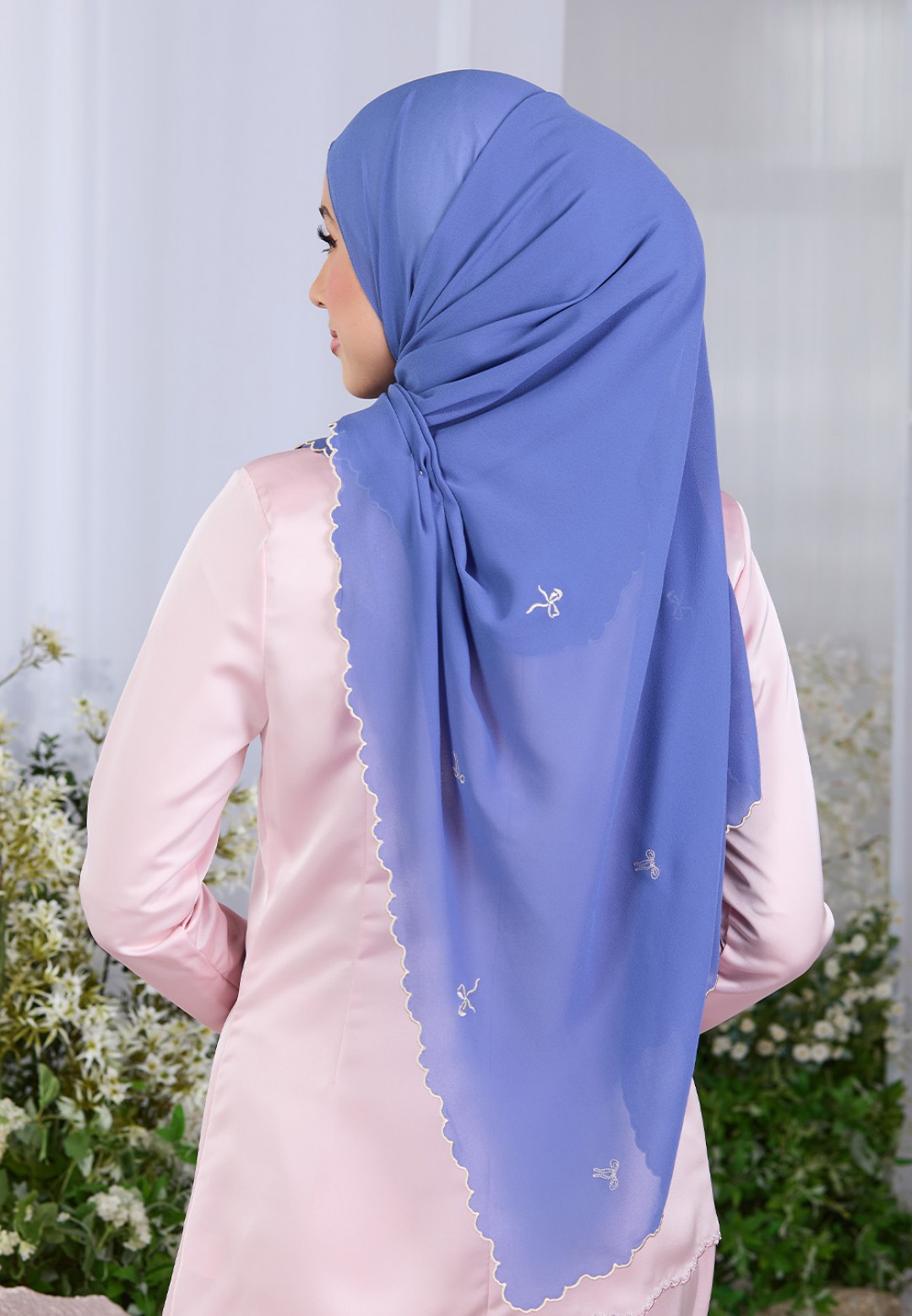 SHAWL ROXY PLAIN EMBROIDERY