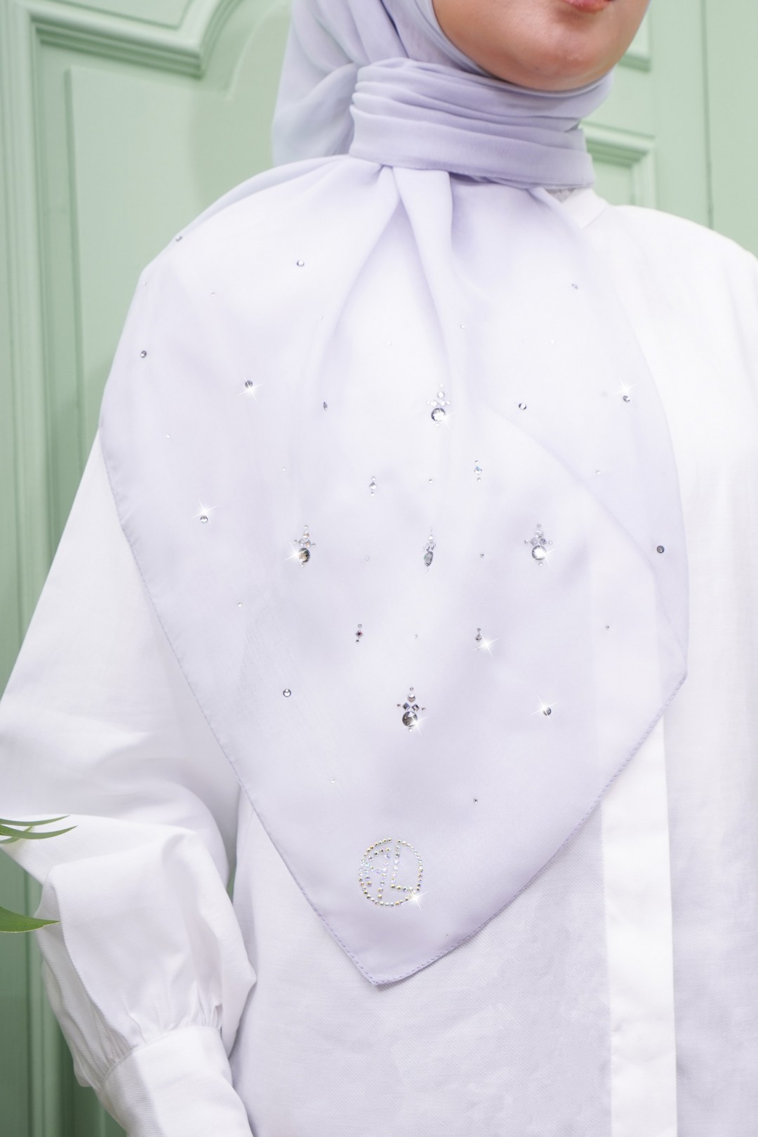 SQ QASEH VOILE PLAIN DIAMOND