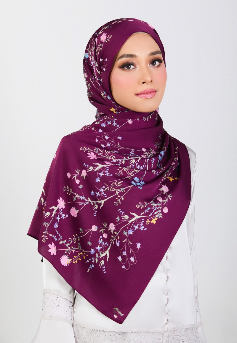 SHAWL BLOSSOM CASCADE PRINTED