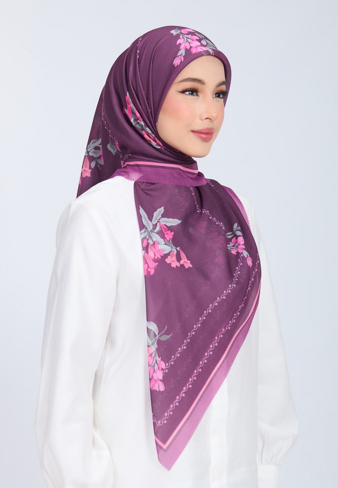 SQ FAZREYN VOILE PRINTED LASERCUT