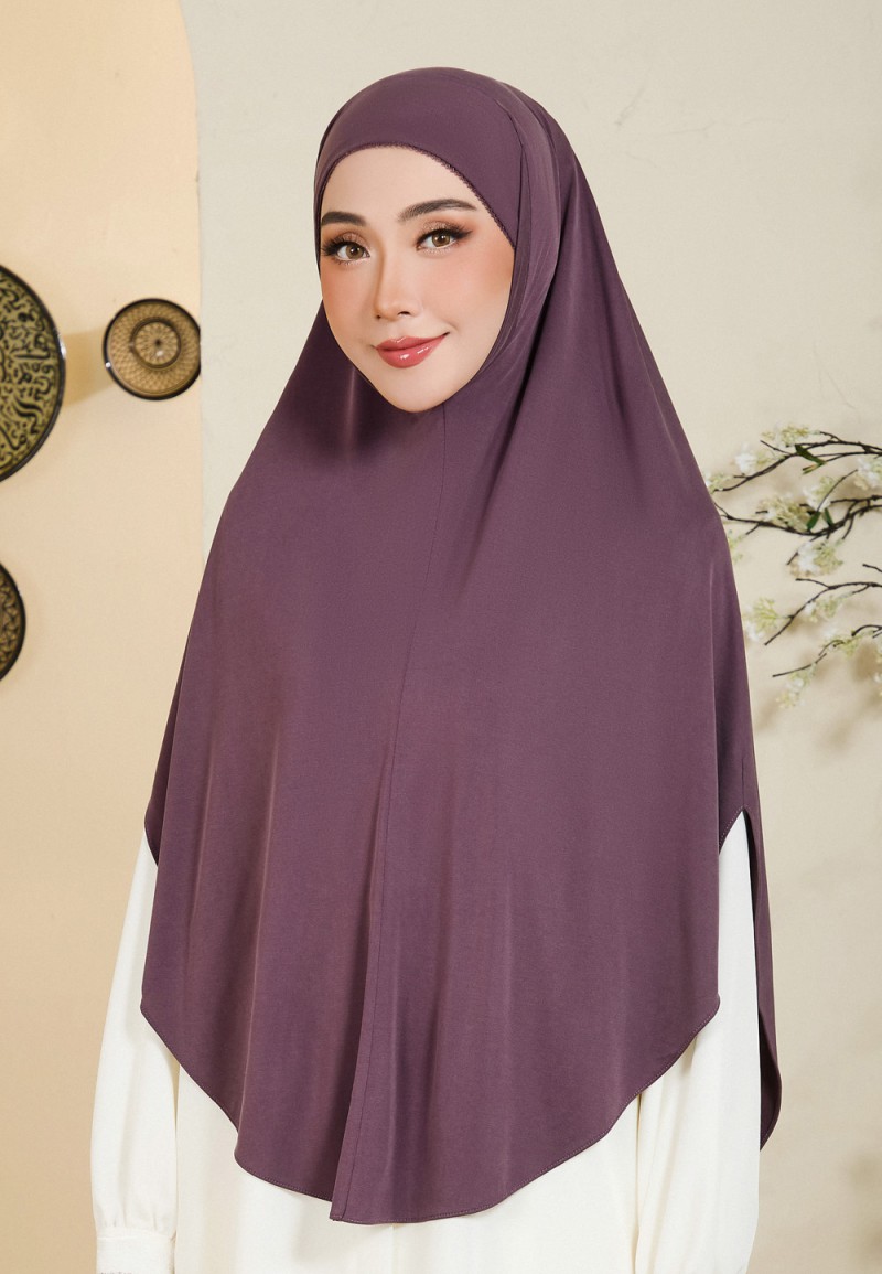 KHIMAR AMAYRA PLAIN LACE