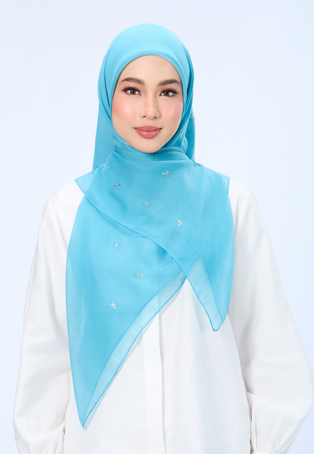 SQ FLORELLIS VOILE PLAIN DIAMOND