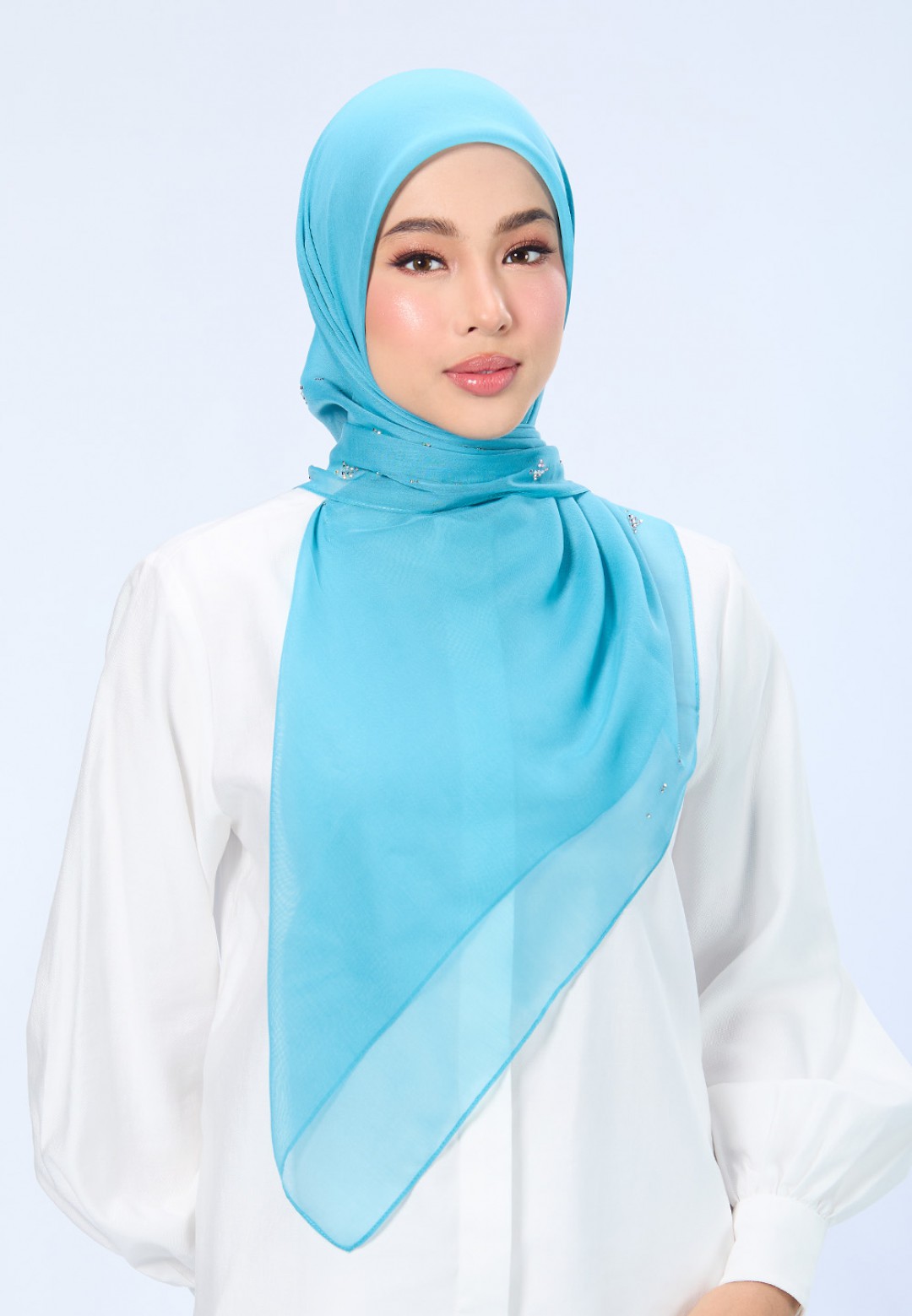 SQ LILYORA VOILE PLAIN DIAMOND