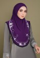 TWIN TASSEL STD IN PURPLE (DIAMOND)