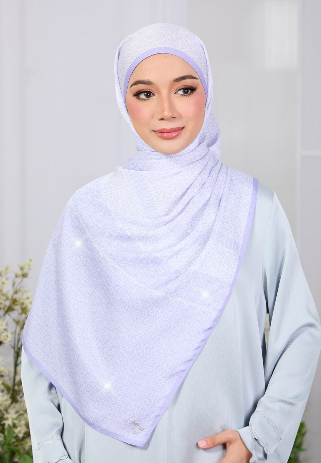 SHAWL VELURINE PRINTED DIAMOND