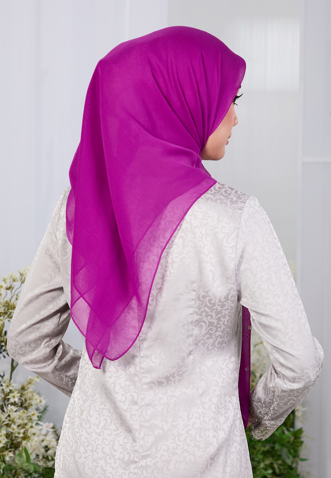 SQ FLUERENCE VOILE PLAIN DIAMOND