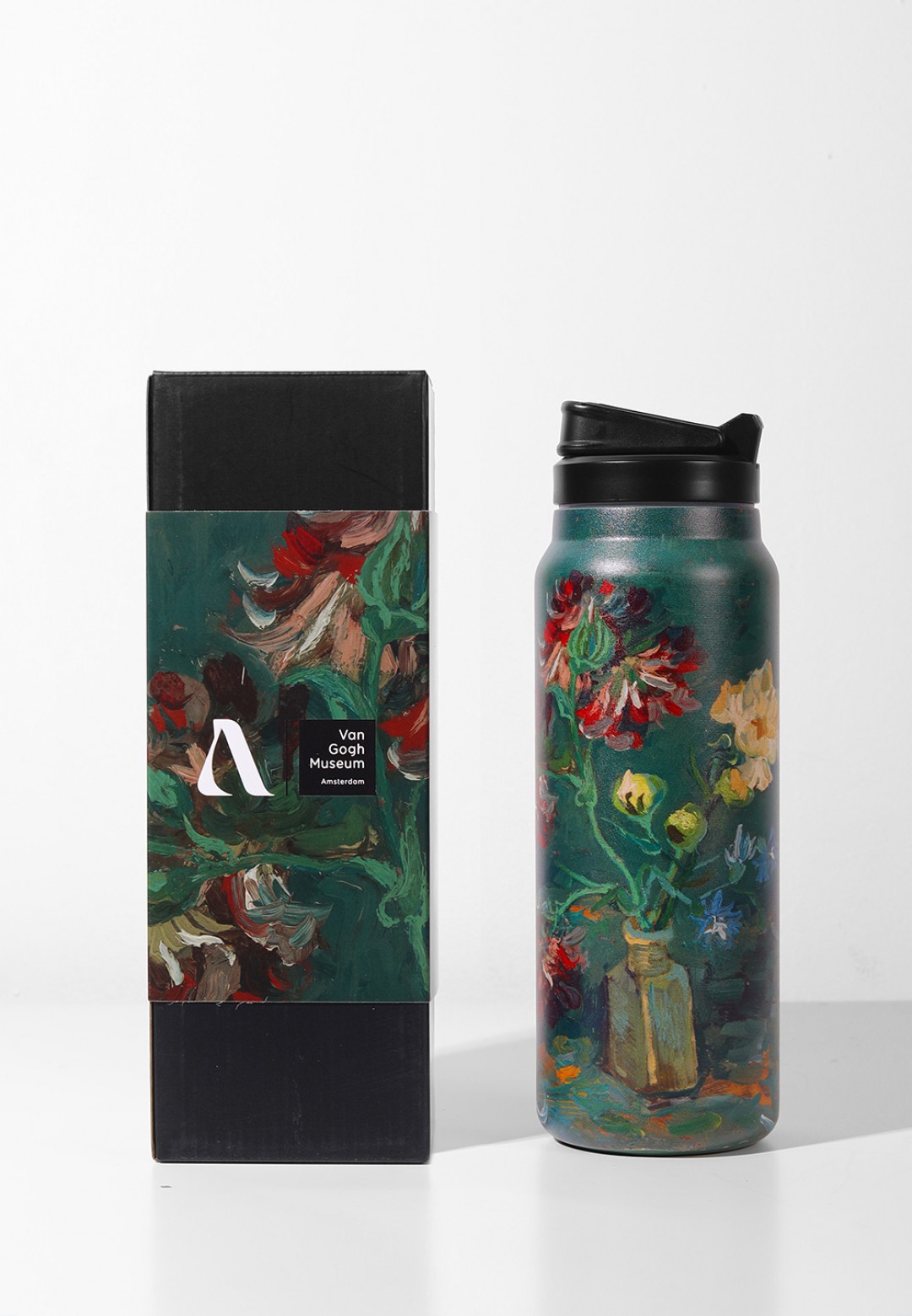 PEONIES WATER BOTTLE (VGM) WITH PERSONALISATION