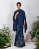QASUMA BAJU KURUNG IN NAVY BLUE