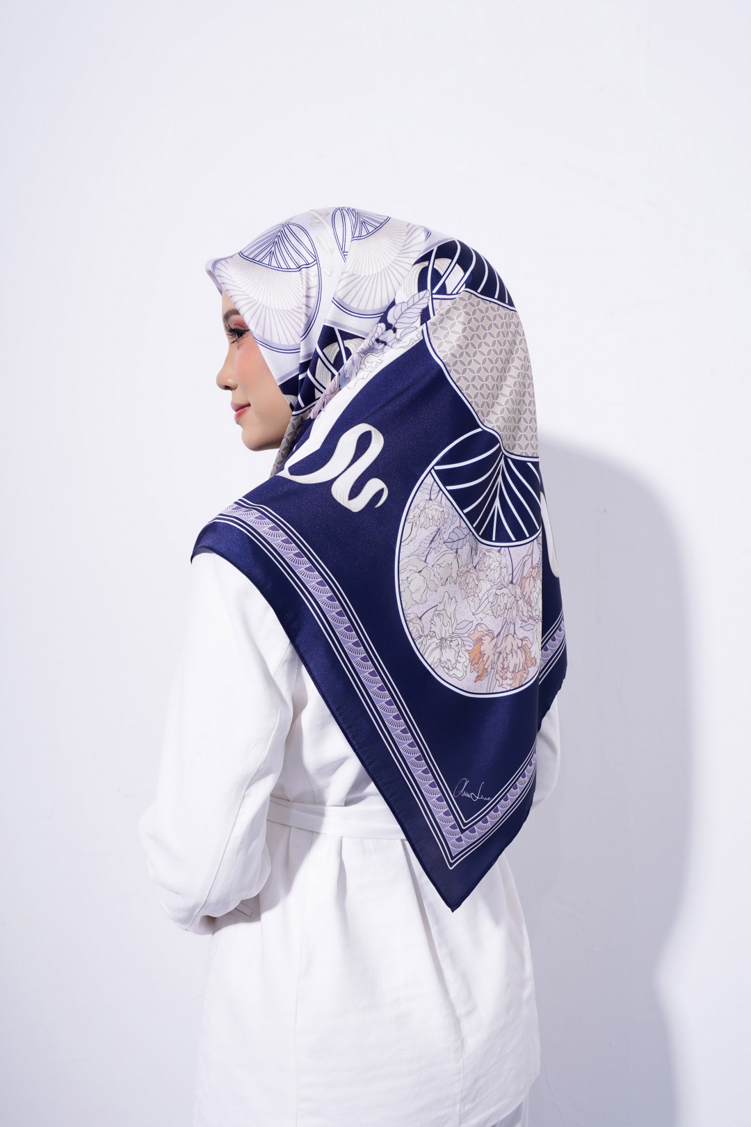SQUARE RAYANA PRINTED