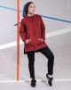 RECOVER HOODIE IN MAROON