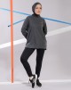 RECOVER TOP IN DARK GREY