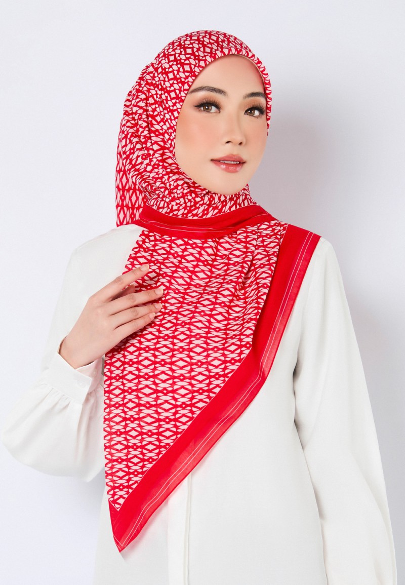 SQ ICONIC VOILE PRINTED