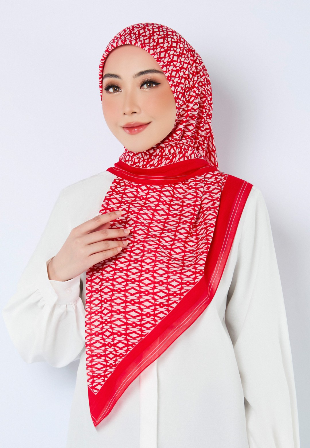 SQ ICONIC VOILE PRINTED