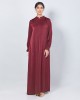 LATIFA JUBAH IN RED OCHRE