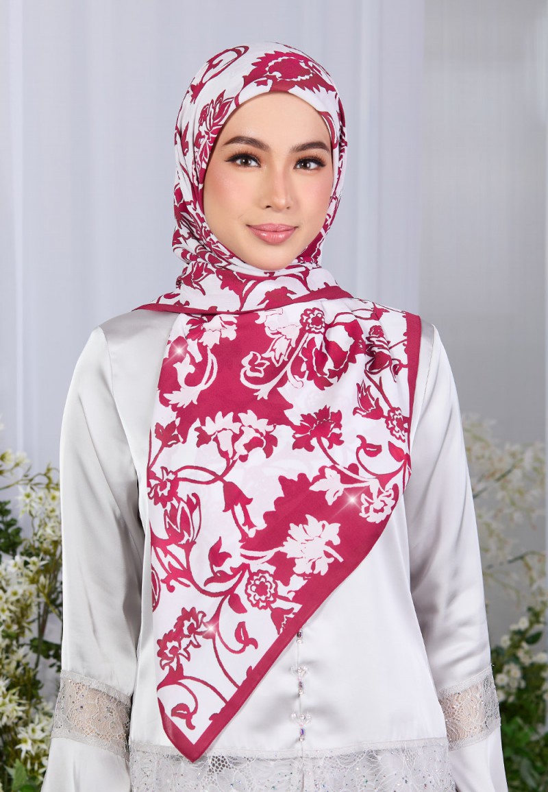 SQ FLORESSA PRINTED DIAMOND