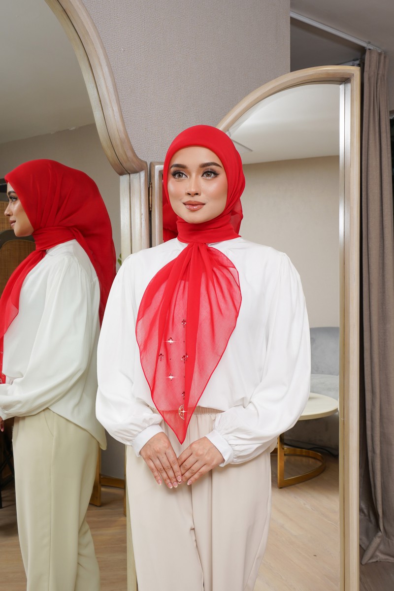 SQUARE ANAYA VOILE PLAIN DIAMOND