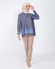REYHAN BLOUSE IN MOOD INDIGO