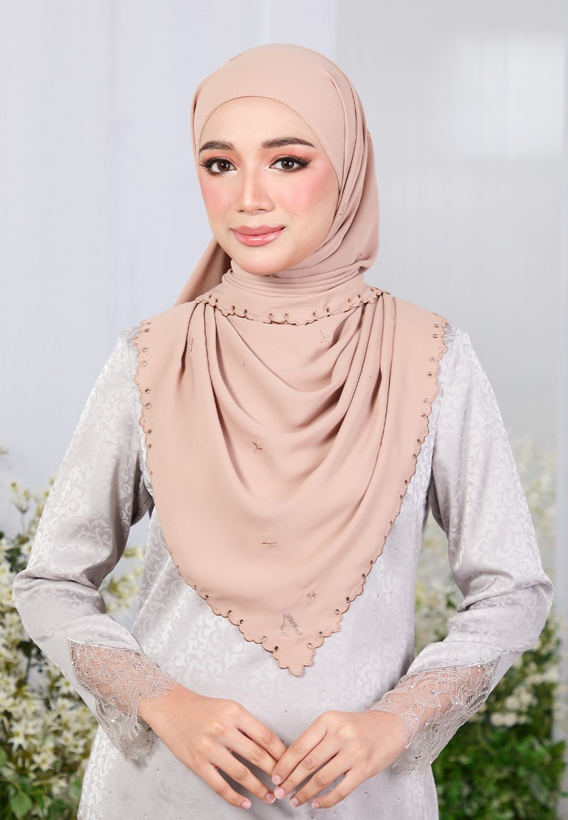 SHAWL ZARRA PLAIN EMBROIDERY