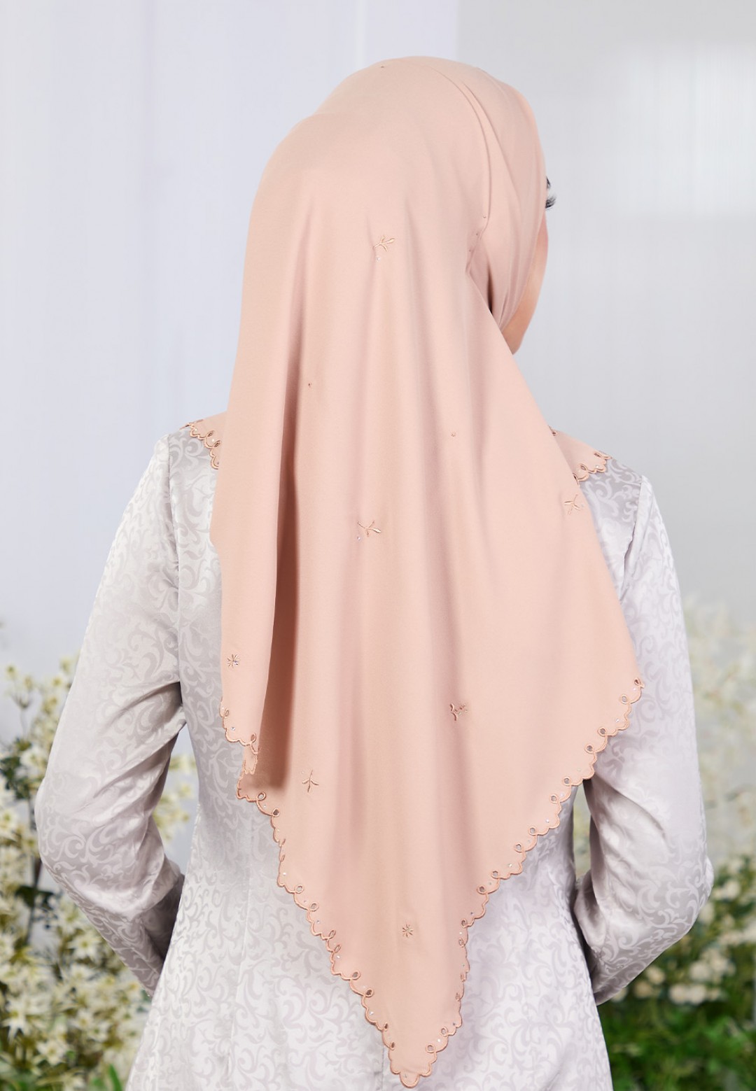 SHAWL ZARRA PLAIN EMBROIDERY