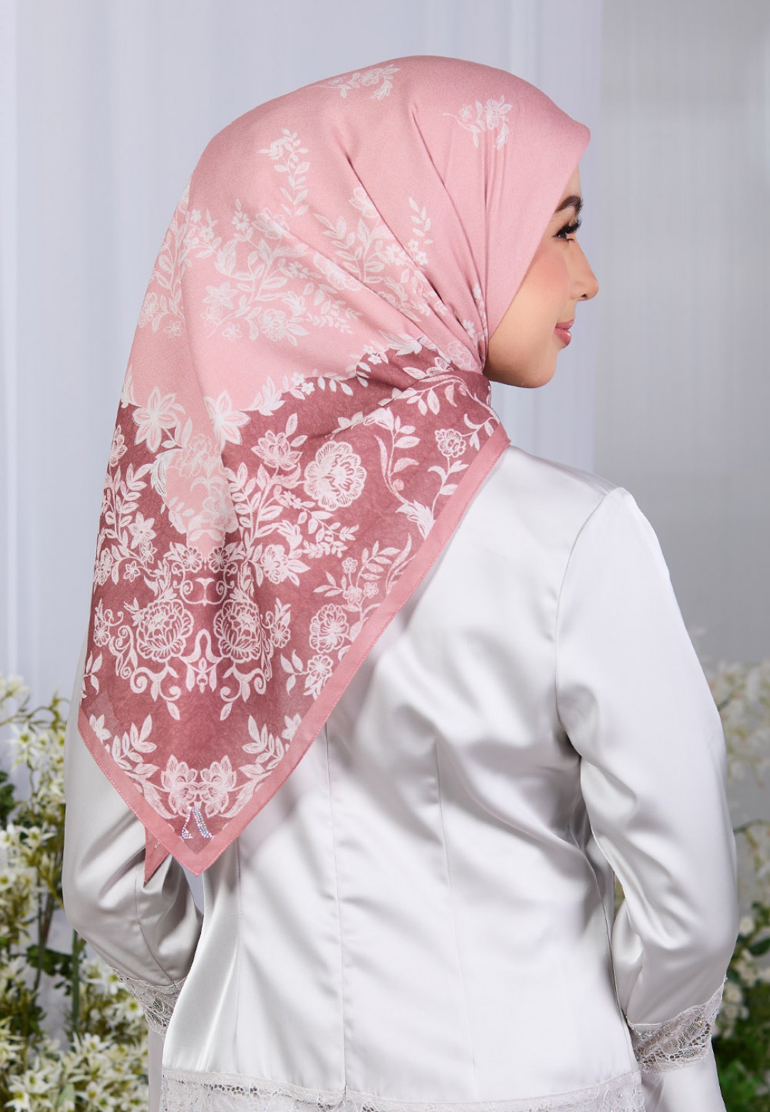 SQ BLOOMIRIS VOILE PRINTED