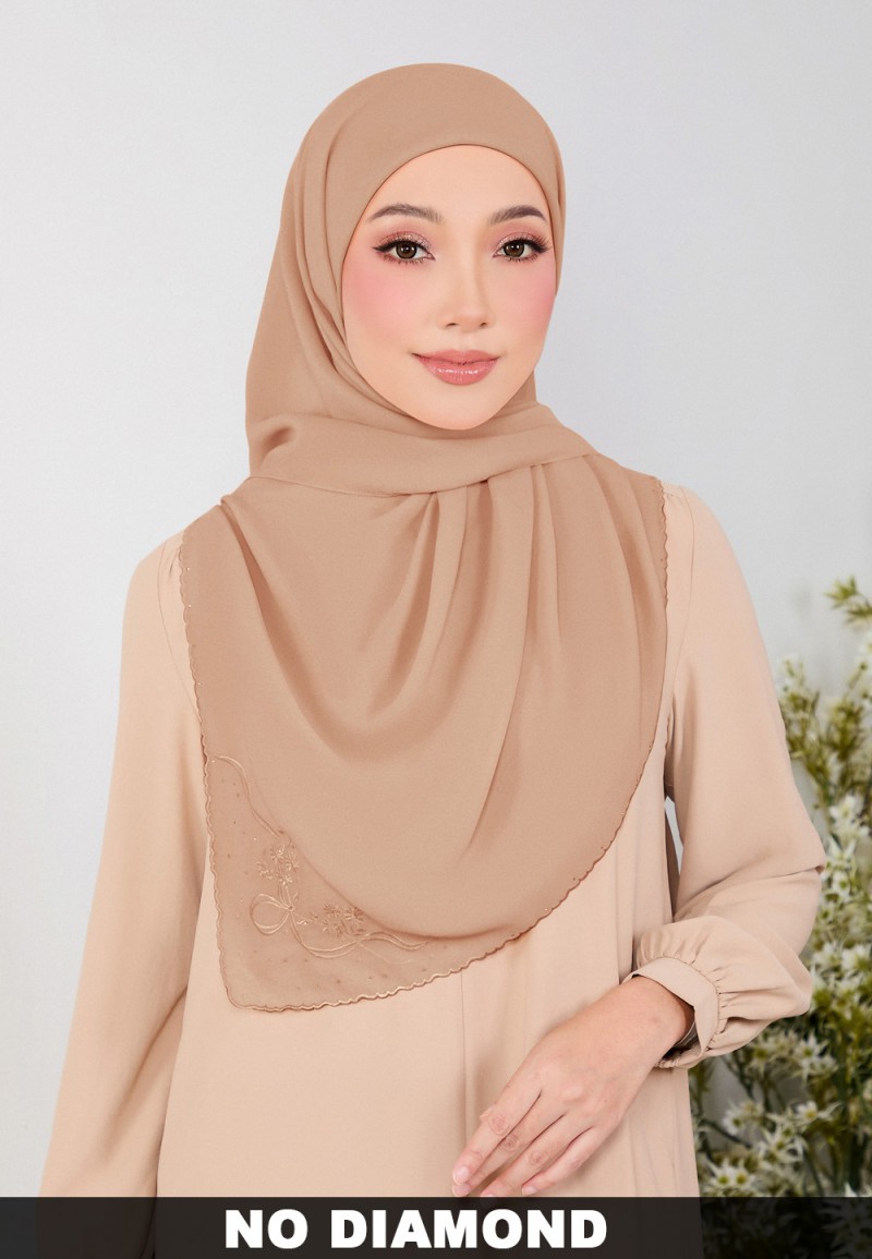 SQ FLUERITH PLAIN EMBROIDERY