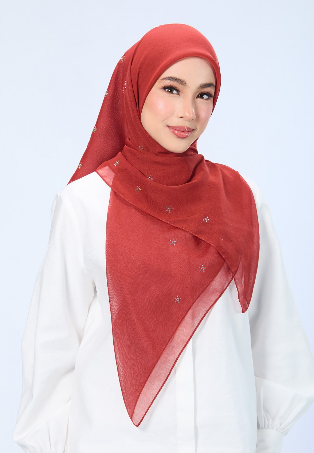 SQ FLORELLIS VOILE PLAIN DIAMOND