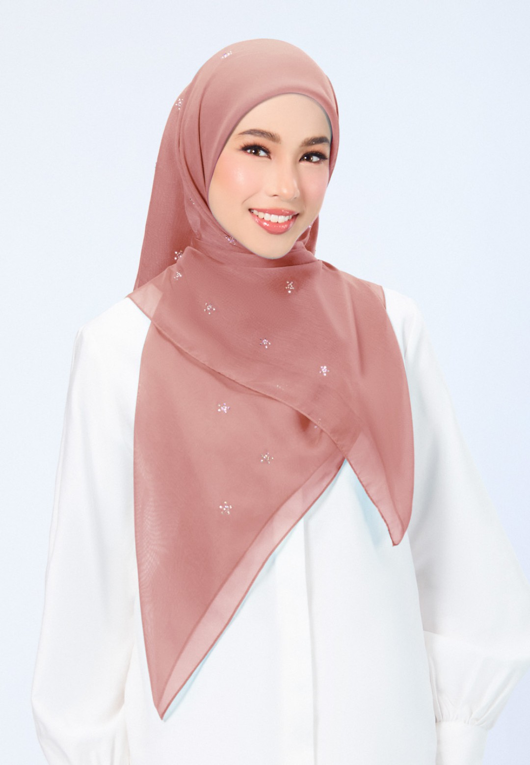 SQ FLORELLIS VOILE PLAIN DIAMOND