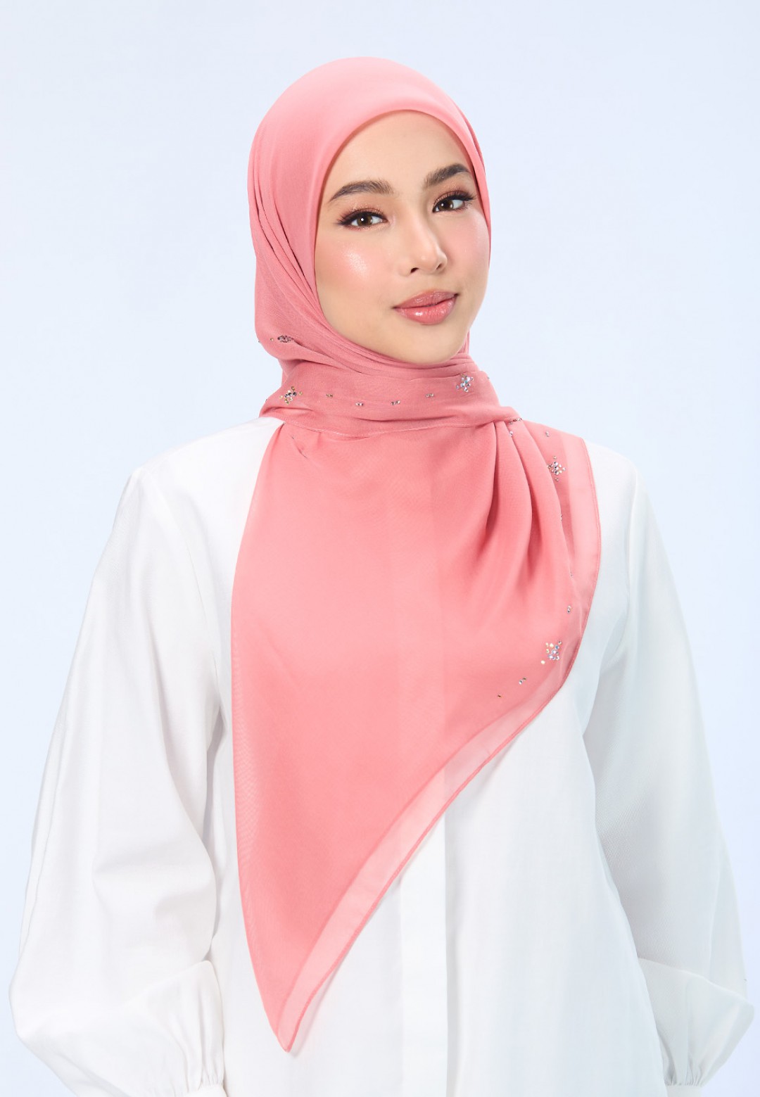 SQ LILYORA VOILE PLAIN DIAMOND
