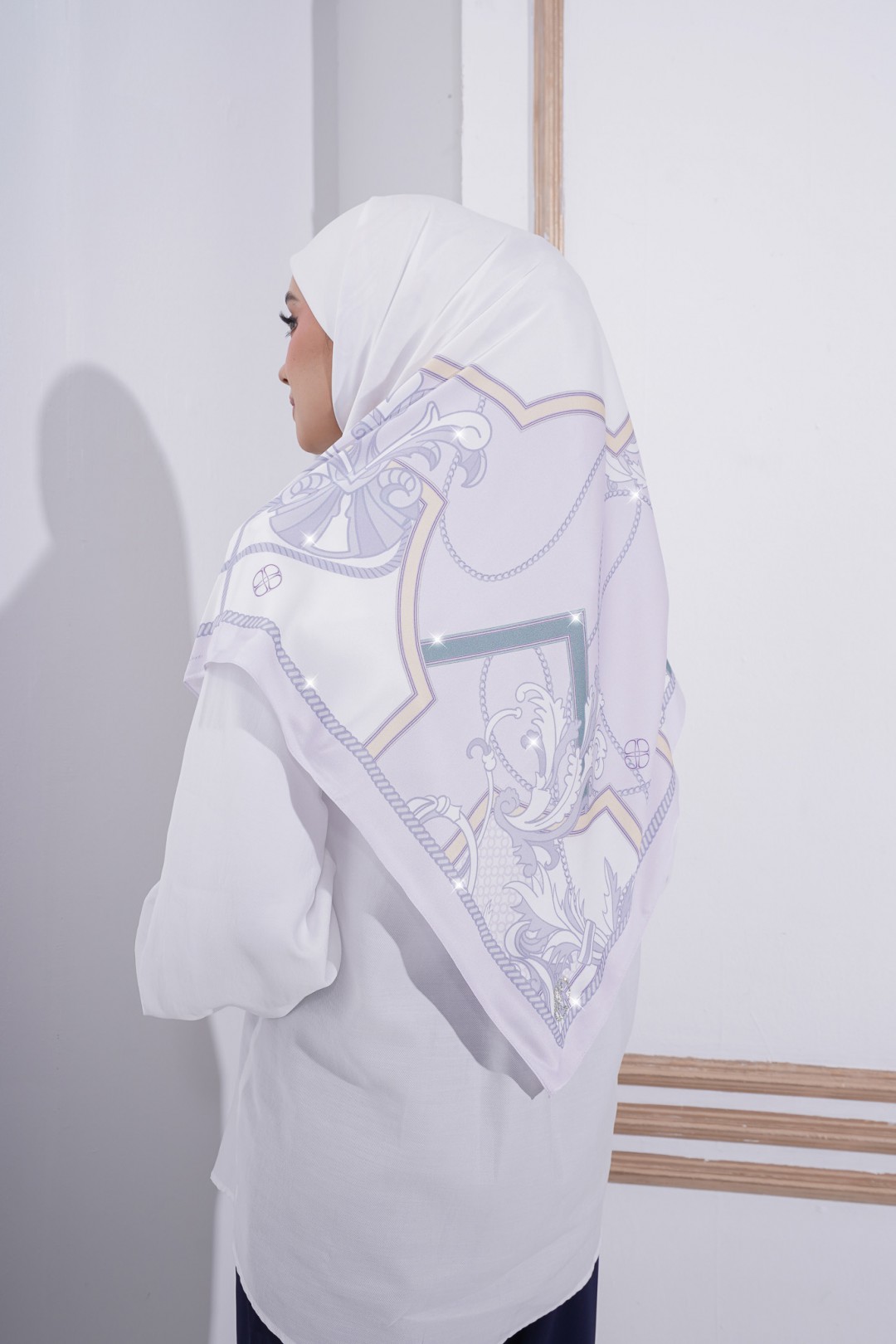 SQ ROSIE PRINTED DIAMOND