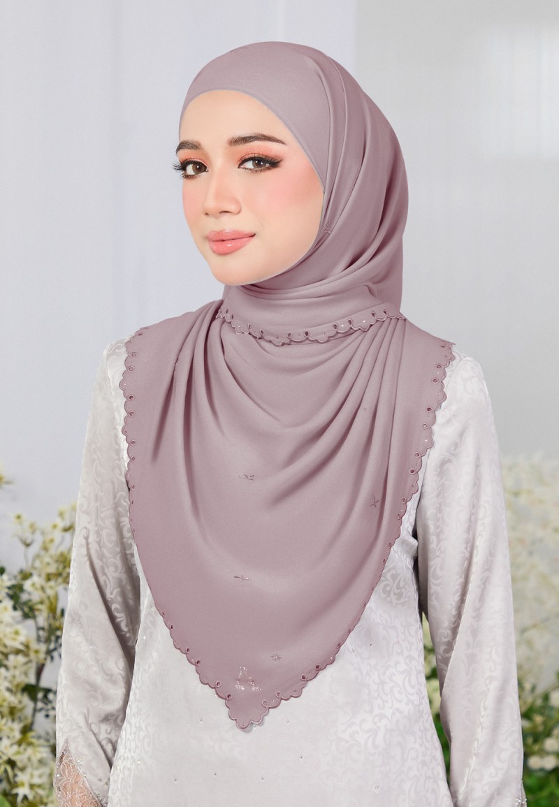 SHAWL ZARRA PLAIN EMBROIDERY