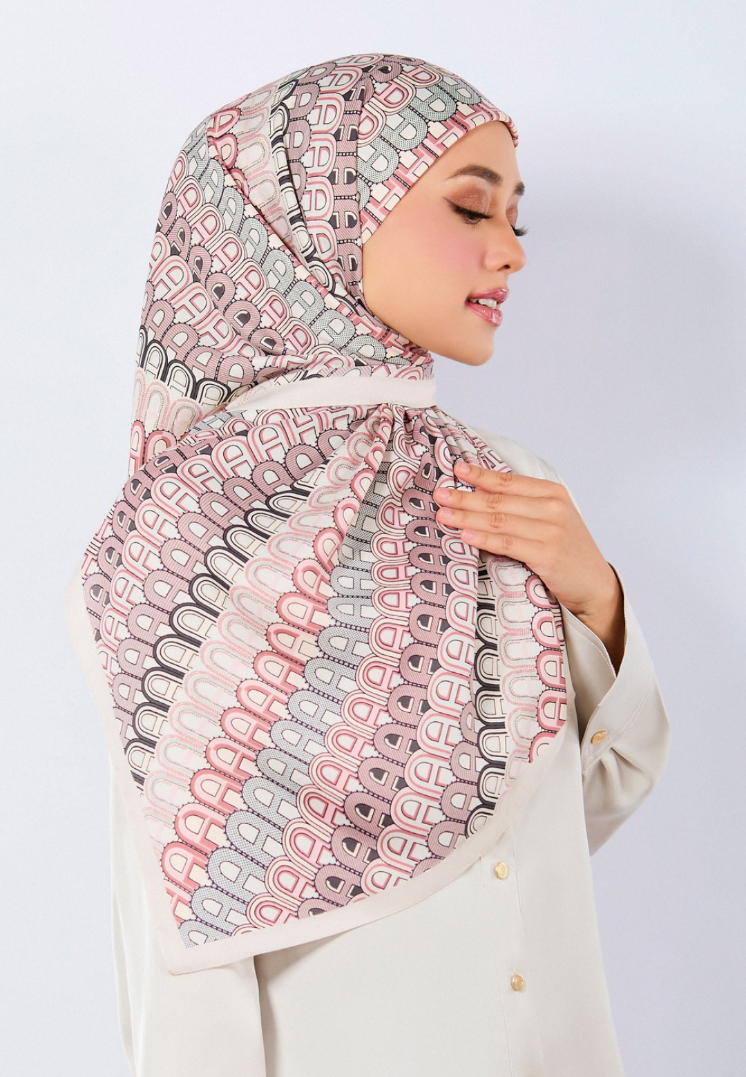 SQ A MONO TWILL PRINTED