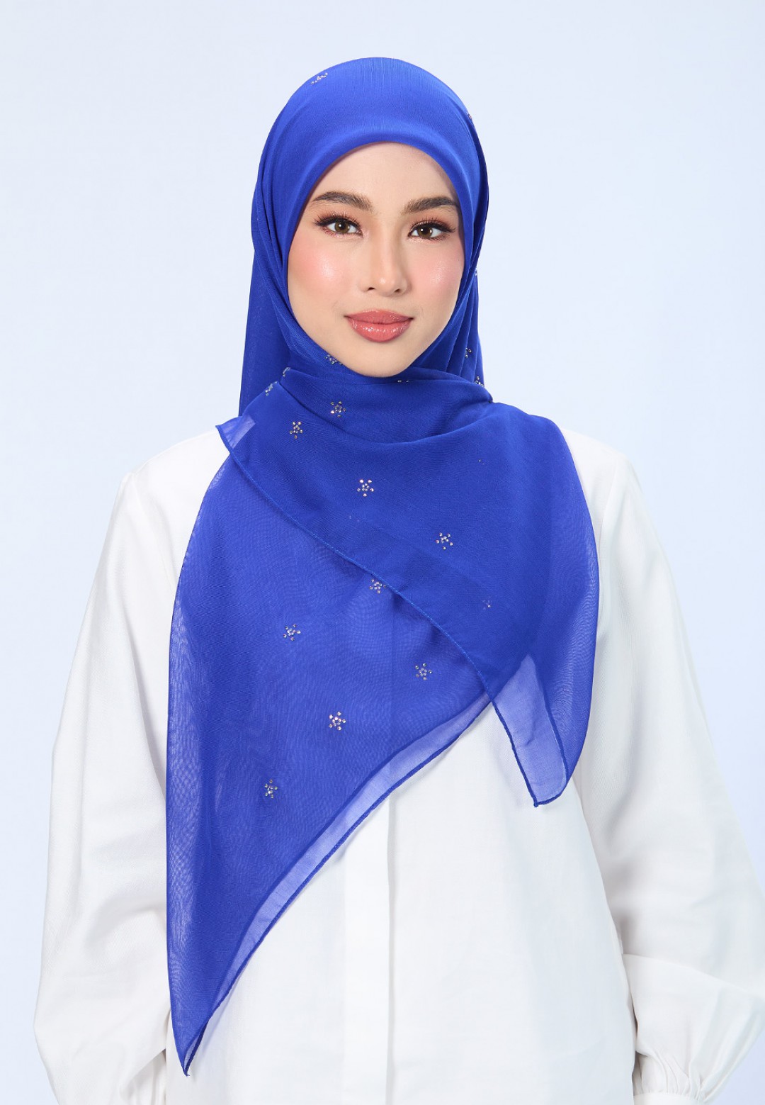 SQ FLORELLIS VOILE PLAIN DIAMOND