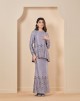 RUBIYA BAJU KURUNG IN LIGHT GREY