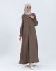 RUHEE JUBAH IN BROWN