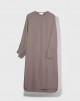 RIYAH BLOUSE IN BROWN GRANITE
