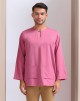 KURTA GHAZI IN ROUGE PINK