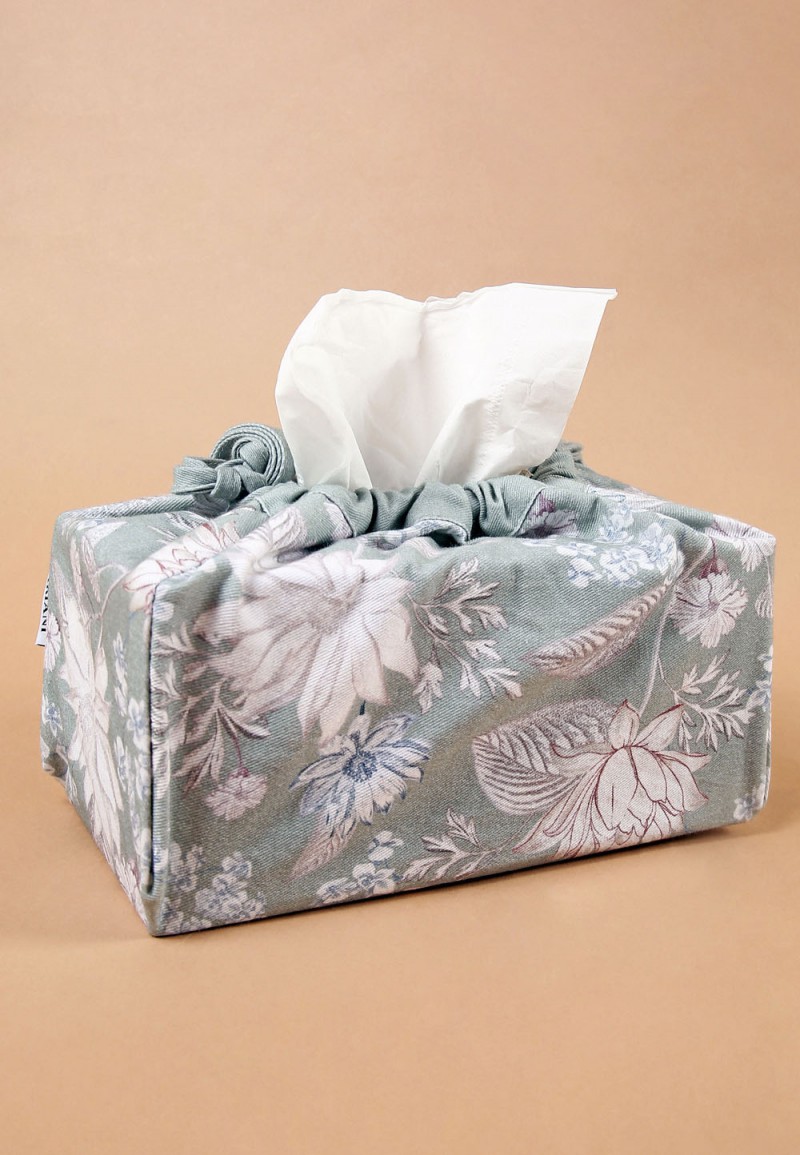 BOTANICAL TISSUE BOX COVER